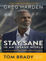 Stay Sane in an Insane World by Harden, Greg