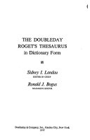 The Doubleday Roget's thesaurus in dictionary form 
