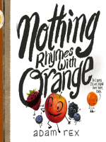Nothing rhymes with orange by Rex, Adam